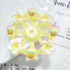Tarjeta pequeña luminosa caricatura flor molino de viento gel de crema resina accesorios para el cabello pinza para el cabello accesorios de bricolaje accesorios de colgante