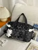 Bolso de un solo hombro para estudiantes universitarias, Bolso Ita de lunares, Bolso cruzado para el día a día, Nuevo modelo 2026, Bolso de mano de gran capacidad para viajes