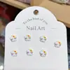Accesorios de Arte para Uñas de Resina Gato Kitty de Dibujos Animados 3D Decoraciones para Uñas DIY Funda de Teléfono Accesorios para Uñas Portátiles Estilo Ins