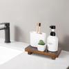 Estante de Almacenamiento de Madera Doméstico Removible Base para Flores Pothos Sala de Estar Escritorio Exhibidor Hecho a Mano Estante de Almacenamiento para Baño