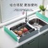 Barrera de Agua para Fregadero Artefacto Protector contra Salpicaduras de Agua para Fregadero de Cocina Barrera de Agua para Fregadero Encimera Silicona Ventosa Deflector