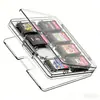 Caja de Almacenamiento para Tarjetas de Juego Switch2 con 16 Ranuras Ns2 Tarjeta de Juego Magnética Portátil Caja de Almacenamiento de Doble Capa de Gran Capacidad