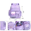 Mochila infantil modelo nuevo, ligera, gran capacidad, tamaño grande, multifuncional, linda mochila de doble hombro con dibujos animados para estudiantes de primaria