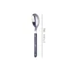 Cuchillo, Tenedor, Cuchara de Acero Inoxidable 430, Mango de Clip de ABS, Vajilla Remachada, Cuchillo para Mantequilla de Bistec Francés, Cuchara de Postre de Cabeza Redonda, Tenedor para Pastel