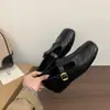 Zapatos planos Mary Jane de ante retro para mujer, nuevos de otoño, slip-on, suela blanda, con plataforma interior para aumentar la altura