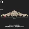 Dongyang Tallado en Madera Estilo Europeo Calcomanía Accesorios para Muebles Flores para Puertas de Madera Tallado Fino Calcomanías para Puertas de Gabinete Flores para Cabeceras Calcomanías de Madera Maciza Decoración
