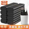Fabricantes suministran directamente bolsas de basura portátiles para uso doméstico, bolsas de basura de cocina desechables negras tipo chaleco engrosadas para venta al por mayor