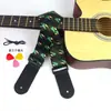 Correa de Guitarra Universal Transfronteriza Estilo Étnico Correa de Hombro para Guitarra Acústica Correa para Guitarra Eléctrica Bajo Correa de Poliéster Estampada
