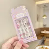 Conjunto de Adesivos de Unha Artística Infantil para Meninas Adesivos de Unha à Prova d'Água de Longa Duração Unhas Postiças Fofas de Desenho Animado para Bebês Presente de Feriado
