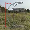 Marco de Fondo de Arco de Celosía en Forma de Corazón Decoración Arreglo Parque Estructura para Trepar Exterior Hierro Forjado Fotografía Boda Accesorios Adornos