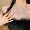 Collar de perlas de lujo ligero de alta calidad, estilo nicho, dulce y moderno, combina con todo, accesorios al por mayor, 2023