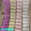 En Existencia 4cm Encaje Plisado Multicolor Accesorios para Juguetes, Manualidades, Decoración del Hogar, Accesorios de Ropa, Adorno de Encaje Ancho