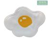 Parches de Tela Divertidos de Huevo Frito, Parches de Bordado Mágico, Parches Termoadhesivos de Nube Blanca, Accesorios para Ropa, Parches Bordados al por Mayor