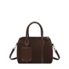 Yue Zi 2026 Outono/Inverno Nova Bolsa Boston de Mão Bolsa Almofada de Alta Aparência Bolsa de Ombro/Transversal Retro Tendência