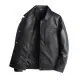 Chaqueta de Cuero para Hombre Nueva 2024 Moda Casual Tendencia Abrigo de Cuero para Hombre de Lujo Ligero