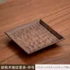 Nueva Posavasos de Madera de Nogal Estilo Chino, Esterilla Seca para Té, Esterilla Aislante de Calor para Mesa de Té de Madera, Posavasos para Taza de Ceremonia de Té, Posavasos para Taza Estilo Chino