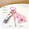Colgante de Perro Globo Rosa Set Multifuncional de Cortauñas y Limpiador de Oídos para Niñas, Herramientas de Manicura Portátiles Lindas