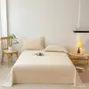 2026 Novo Modelo Lençol de Cama para Adulto em Algodão e Linho de Gaze Dupla Peça Única