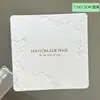 Em estoque Rosa em relevo com embalagem de cartão de unha display de cartão para nail art design de rótulo de fundo tridimensional de alta qualidade atacado