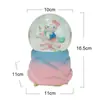 Bola de Cristal Luminosa Personalizada Gato Gatito Escritorio Niños Adornos de Resina Decoración del Hogar Manualidades de Resina Adornos