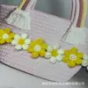 Flores de Encaje Bordadas por Computadora Seda de Leche Estilo Étnico Pequeño Aroma Ropa de Presentación para Niños Flores en Cuello Étnico Encaje Colorido