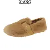 Zapatos Mary Jane estilo Birkenstock 100% algodón, calzado de exterior para mujer, nueva colección otoño/invierno, forro polar para abrigar, zapatos de algodón para mujer, zapatos sin cordones