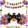 Amazon Globos de Pie para Halloween Decoración de Escena del Festival de Fantasmas Esqueleto Fantasma Calabaza Globos para Fiesta