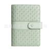 Carpeta A6 con empalme de patrón tejido transfronterizo, libro de mano, cuero PU, presupuesto de efectivo, hojas sueltas, libro de mano, personalización