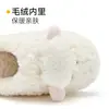Pantuflas de Algodón con Forma de Oveja de Dibujos Animados 3D al por Mayor para Mujer, Pantuflas de Felpa Cálidas Antideslizantes para Interior de Invierno para Hombre
