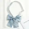 Pajarita JK Femenina Estilo Preppy Estilo Japonés Gratis Camisa de Uniforme Cuello de Uniforme Escolar Flor Traje de Marinero Accesorios de Pajarita Perezosa