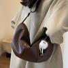 Bolsos de Diseñador de Nicho para Mujer, Gran Capacidad, Nuevo Bolso Cruzado de Hombro Retro Otoño e Invierno 2026, Popular Bolso Dumpling para Mujer