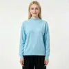 Comercio Electrónico Transfronterizo de Amazon Marca de Moda MAX Auténtico Mismo Estilo Color Sólido Cuello Medio Cuello Redondo Corte Holgado Suéter Tejido Mujer