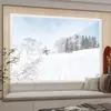 Cortinas Térmicas de Invierno, Aislamiento Térmico, Sellado a Prueba de Viento, Sellado de Fugas de Aire en Ventanas, Lámina de Plástico Gruesa a Prueba de Viento, Aislamiento contra el Frío