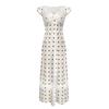 Vestido de Cumpleaños de Lunares de la Colección de Primavera Nº 26 Más Vendido Vestido de Satén Francés Estilo Moda Francesa Conjunto de Dos Piezas sin Espalda