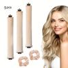 Rizador transfronterizo de 3 ganchos sin calor, rizador de goma, herramienta para rizar el cabello en ondas grandes, rulos para dormir