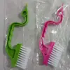 Cepillo de limpieza para ranuras de cocina y baño, cepillo para rejillas de ventilación de aire acondicionado, cepillo de mano con forma de cisne para ranuras y huecos de puertas/ventanas