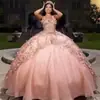 2026 Nuevo Vestido de Tul Rosa Frijol con Bordado Pesado de Lujo de Nicho para Ceremonia de Adultos, Actuación, Compromiso, Tallas Pequeñas