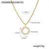 Joyería Personalizada Estilo Hepburn Elegante Versátil Suave Cuentas de Concha Diseño Multicapa Anillo de Cobre Collar de Acero de Titanio