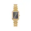 2025 comercio exterior nueva banda de acero reloj de pulsera para mujer estudiantes de moda simple cuadrado cuarzo reloj de pulsera reloj pulsera de pedrería