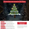 Decorações de Janela Adesivas Estáticas de Natal Transfronteiriças Adesivos para Janela de Vidro Adesivos Decorativos para Janela Flores de Janela 2027