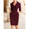 Novo Vestido Elegante Europeu e Americano da Amazon para Afinar a Cintura