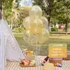 Decoraciones de Globos Flotantes de Mesa y Piso con Tema de Cumpleaños Feliz Cumpleaños para la Fiesta de Primer Cumpleaños de Niños, Decoraciones Brillantes