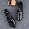 Mocasines de Venta Caliente para Hombre Piel Genuina de Vaca Transfronterizos Gama Alta Estilo Coreano Slip-on Zapatos de Hombre Perezosos Casuales Mocasines de Calzar