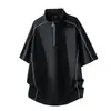 Camiseta de Manga Curta para Homens e Adolescentes Verão 2026 Nova Cor Sólida Roupa de Trabalho Solta e Versátil Top Base Esportivo Masculino