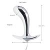 Asahi Valley Descarga Eléctrica Pulso Posterior Plug Anal Hueco Ojo de Caballo Expansión Uretral Masturbación Masculina Orgasmo Herramienta Sexual para Adultos