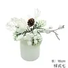 Decorações de Natal Personalizadas de Fábrica Flores de Natal Artesanato Galhos de Pinheiro Pinhas Palitos Enfeites de Natal Buquês