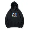 Sudadera con capucha y estampado de letras Supreme, Sudadera con capucha clásica de caja cruzada, Felpa para hombre