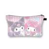 Nueva Bolsa de Cosméticos con Estampado de Kuromi Sanrio para Niños, Bolsa Pequeña de Dibujos Animados, Portátil, Casual, con Cremallera, para Tarjetas, Venta al por Mayor