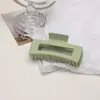 Pinza para el Cabello Simple Estilo Coreano ins para Mujer Pinza de Tiburón Grande Parte Trasera de la Cabeza Pinza para el Cabello Color Crema Mate Pinza para el Cabello Accesorios para el Cabello