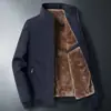 Chaqueta de forro polar para papá 2022 otoño e invierno Nueva chaqueta casual cálida engrosada para personas de mediana edad y mayores ropa de invierno